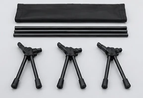 Supplier-series detached support frames and poles
