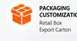 Supplier-series packaging customization reference icon