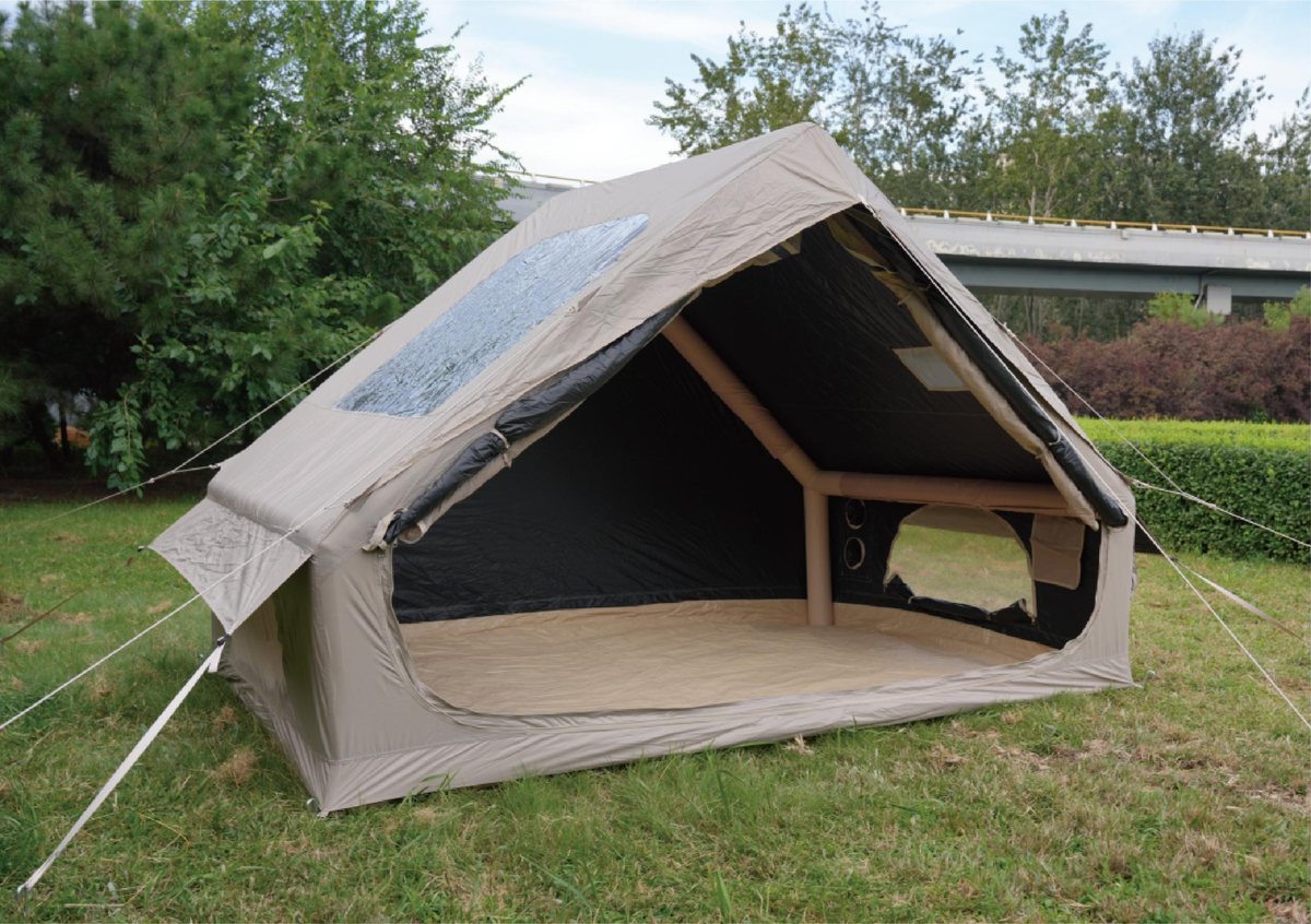 6,3 m² schwarz beschichtet Skylight aufblasbares Zelt