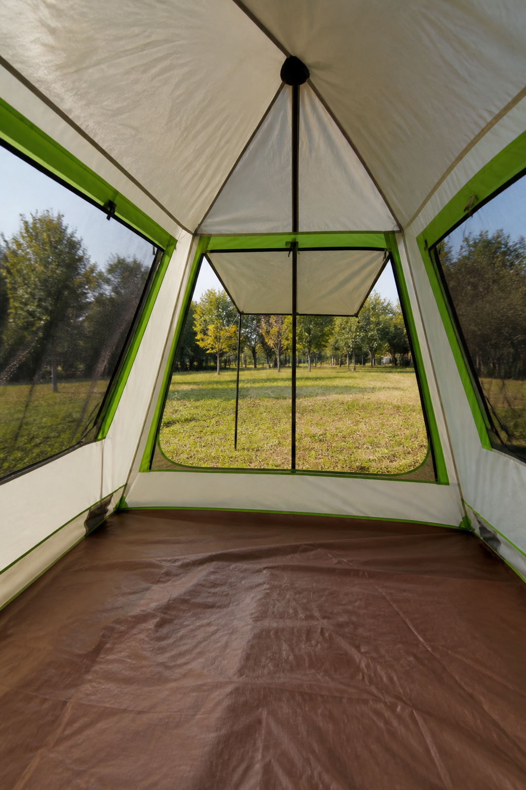 Interior of the IT025 single-door tent